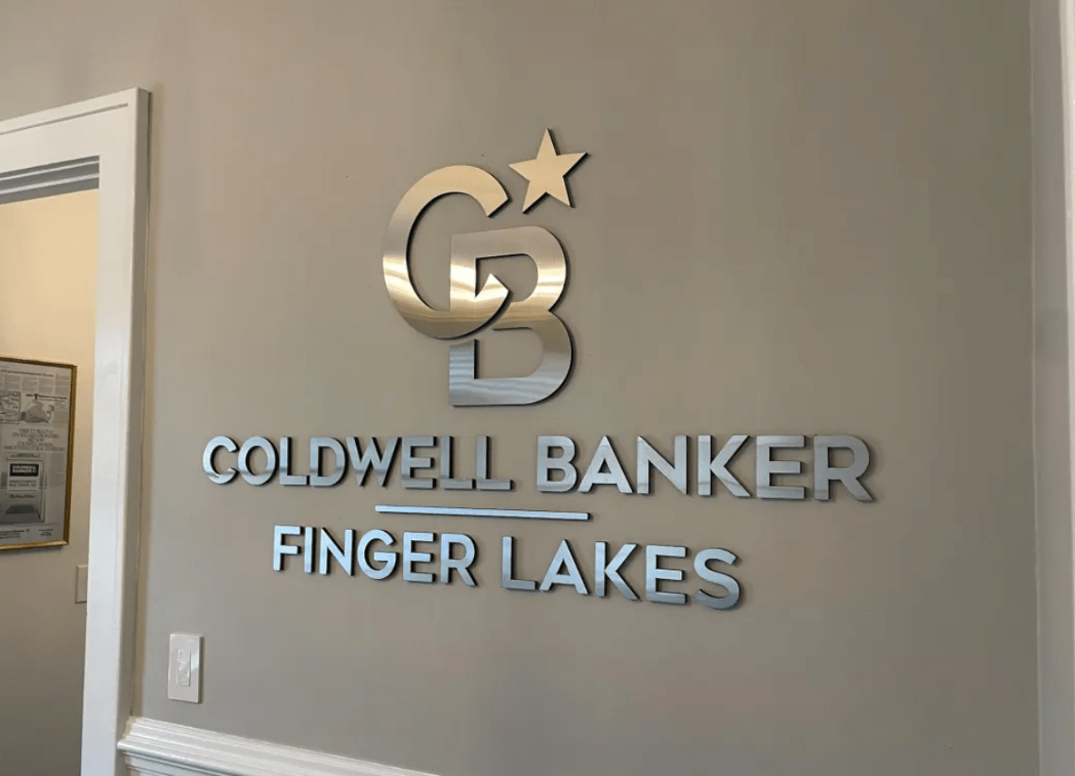Coldwell Banker Laser Cut Logo Sign, Custom Businnes Sign, Beauty Salon Sign, 3D Business Sign, Personalized Laser Cut Logo Sign, Custom Laser Cut, Logo With Raised 3D Design, Dentist Signage, Beauty Salon Signage - Pupax Signs