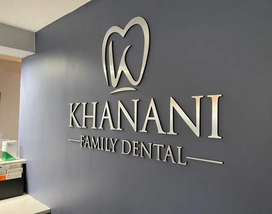 Laser Cut Logo Sign, Beauty Salon Sign, 3D Business Sign, Business Signboard, Custom Laser Cut, Logo With Raised 3D Design, Dentist Sign