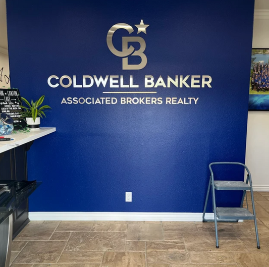 Coldwell Banker Laser Cut Logo Sign, Custom Businnes Sign, Beauty Salon Sign, 3D Business Sign, Personalized Laser Cut Logo Sign, Custom Laser Cut, Logo With Raised 3D Design, Dentist Signage, Beauty Salon Signage