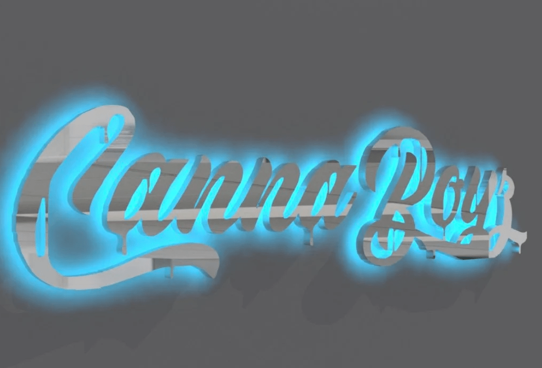 3D Custom Led Sign, Custom Halo Led Wall Logo, Illuminated Logo Sign, Personalized Signage, Office, Lobby & Reception Sign, Pupax - Pupax Signs