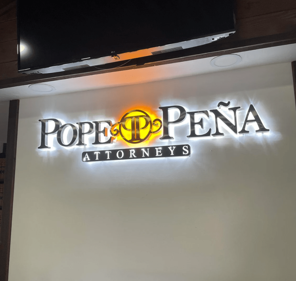 3D Custom Led Sign, Custom Halo Led Wall Logo, Illuminated Logo Sign, Personalized Signage, Office, Lobby & Reception Sign, Pupax - Pupax Signs