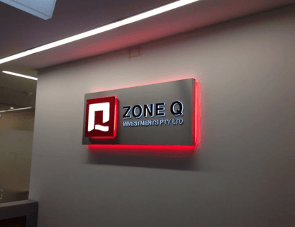 Clinic Logo Sign, Customizable Sign for Business, Home Office Decor, Backlit Logo Sign, 3D Logo, Custom Grass Wall Sign, 3D Wall Logo, Pupax - Pupax Signs