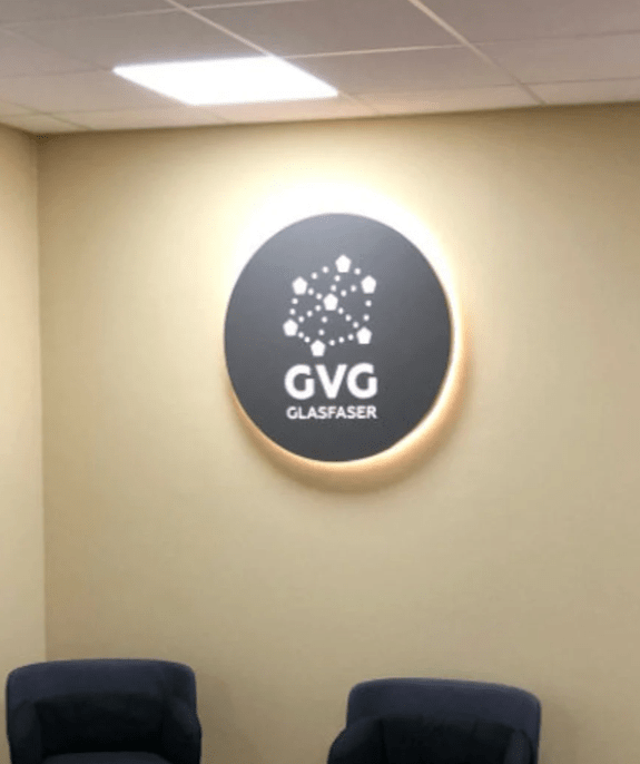 Clinic Logo Sign, Customizable Sign for Business, Home Office Decor, Backlit Logo Sign, 3D Logo, Custom Grass Wall Sign, 3D Wall Logo, Pupax - Pupax Signs