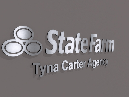 Custom State Farm Agency Sign, Reception Logo Signage, For Business 3D Laser Cut, Office Wall Logo, Aesthetic Salon Logo, Dental Clinic Sign - Pupax Signs