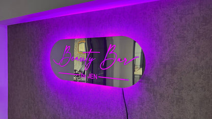 Personalized Illuminated Sign, Custom Backlit Logo, Small Led Business Sign, Backlit 3D Logo, Pixel Led Logo Sign, Pixel Led Sign, RGB Sign - Pupax Signs
